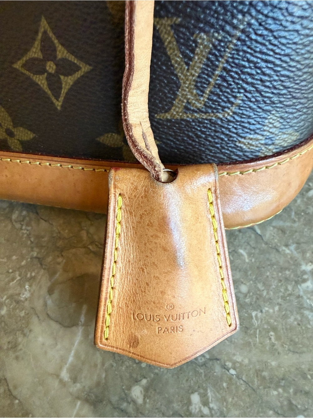 Louis Vuitton Monogram Alma BB Crossbody in Dark Brown and Tan! Authentic COA - Picture 7 of 16